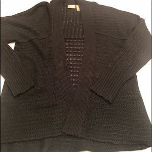 Crocheted cardigan sweater